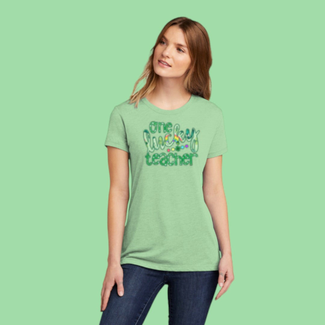 One Lucky Teacher Tee