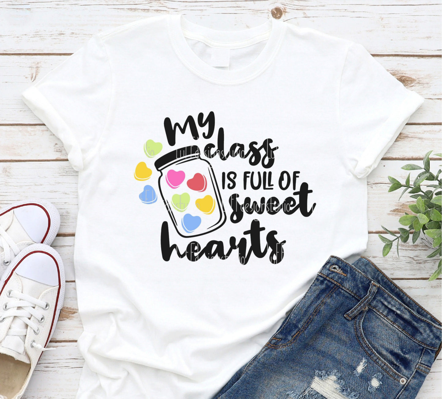 100 Days of School Heart Jar Shirt