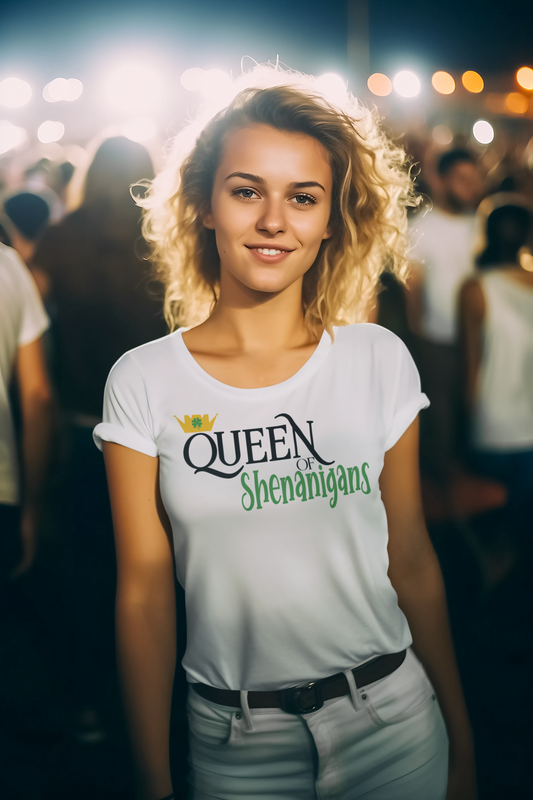 Queen of Shenanigans Long or Short Sleeve Tee