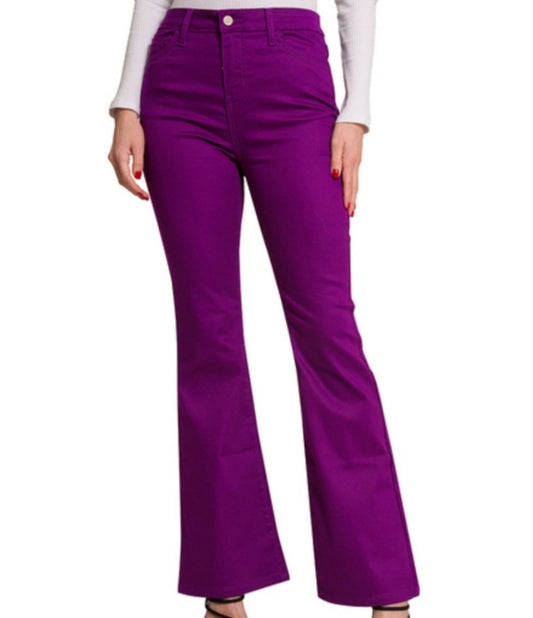 Zenana Purple Pants