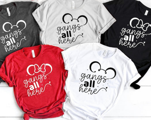 Family Disney Ears Trip Tee Discount Bundle Four Tees for $84