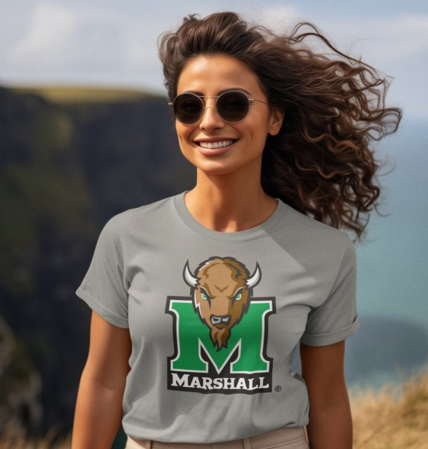 Marshall University Mascot Graphic Tee