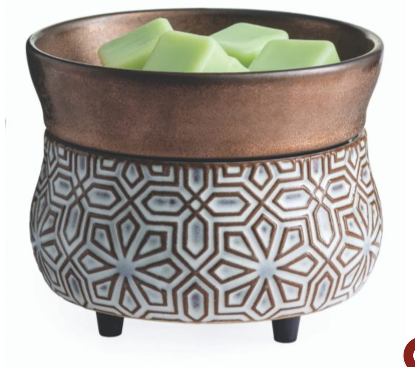 Bronze Geometric 2-In-1 Classic Fragrance Warmer