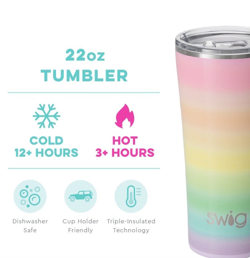 Over the Rainbow 22 oz Tumbler