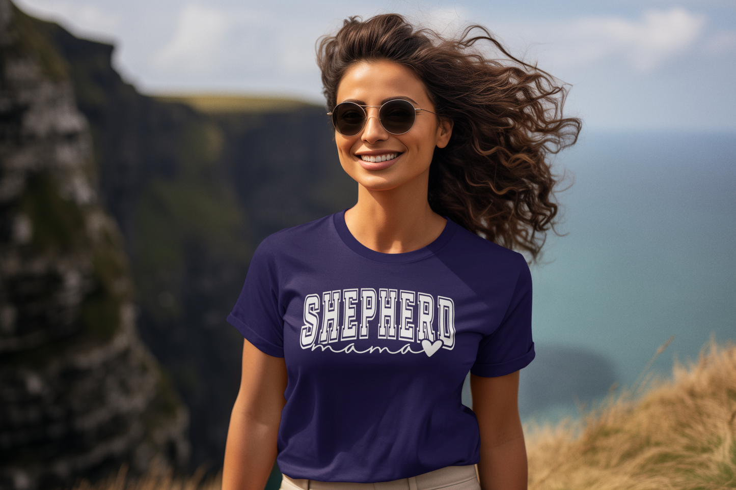 Shepherd Mama Regular & Plus Long or Short Sleeve Graphic Tee