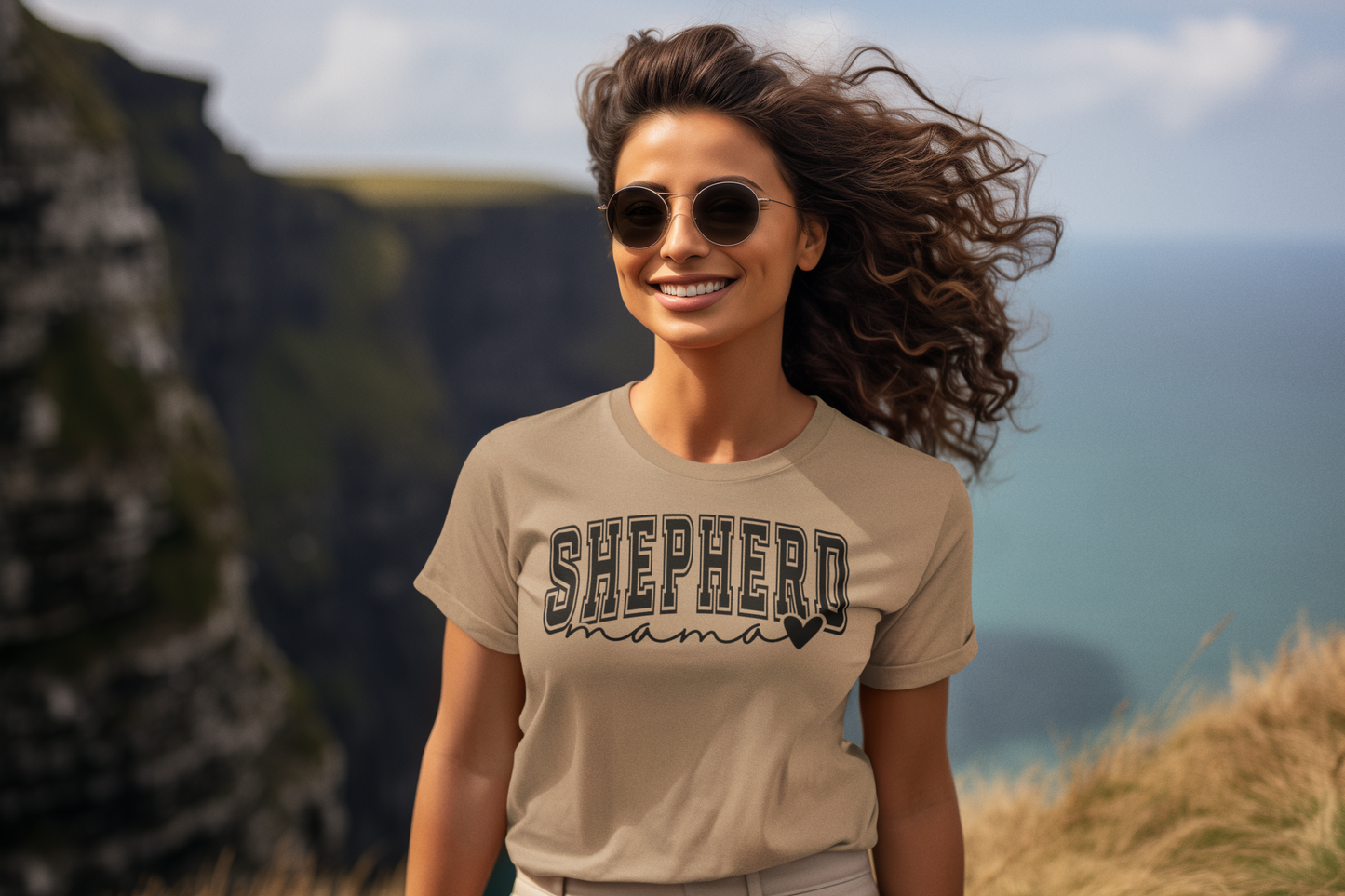 Shepherd Mama Regular & Plus Long or Short Sleeve Graphic Tee