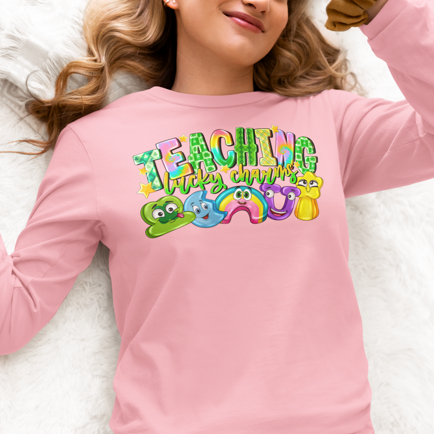 Teaching Lucky Charms Regular & Plus Long or Short Sleeve Graphic Tee