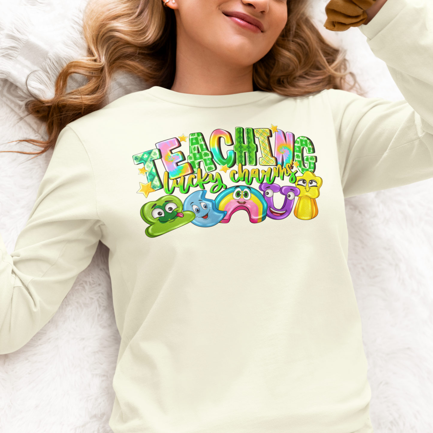 Teaching Lucky Charms Regular & Plus Long or Short Sleeve Graphic Tee