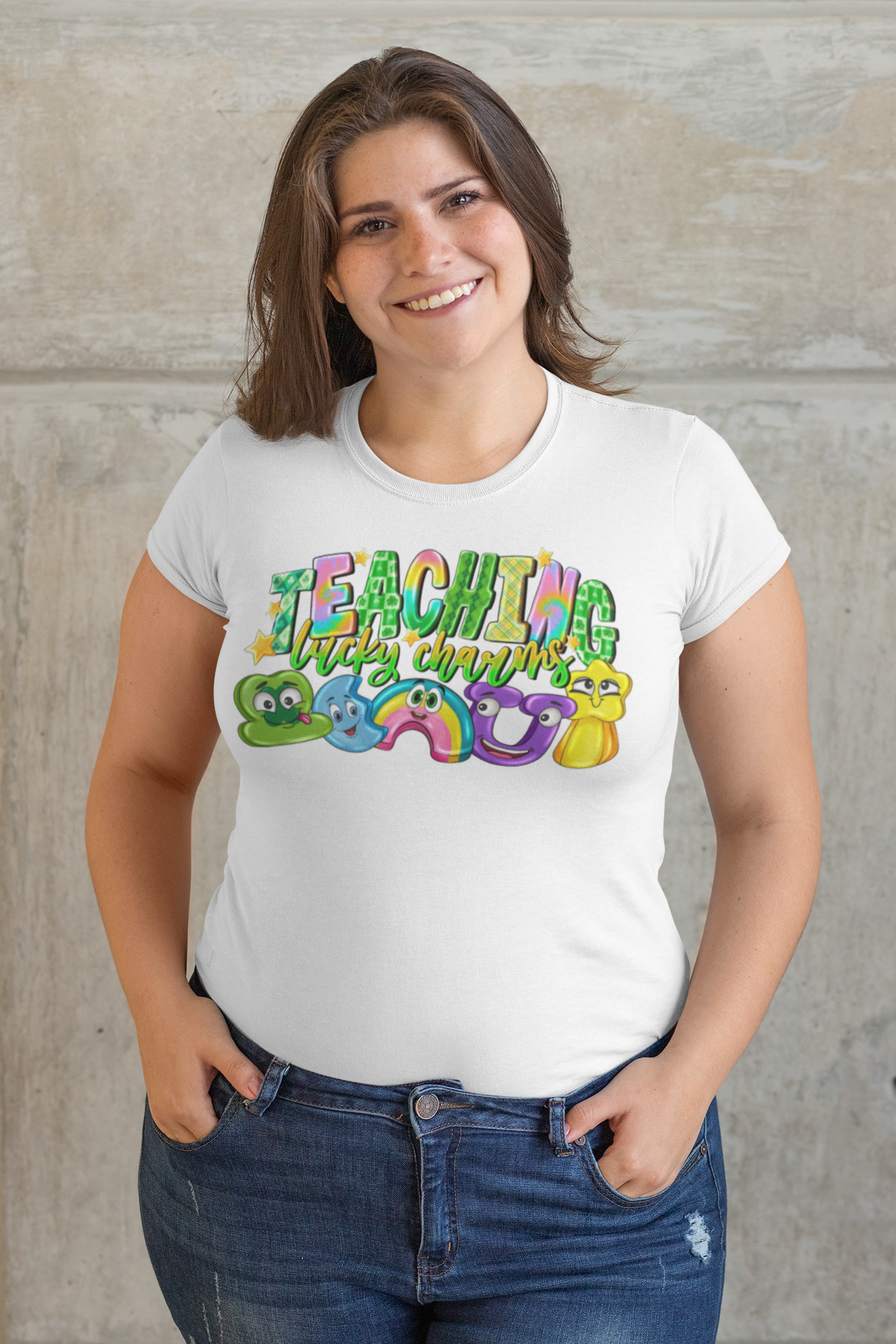 Teaching Lucky Charms Regular & Plus Long or Short Sleeve Graphic Tee