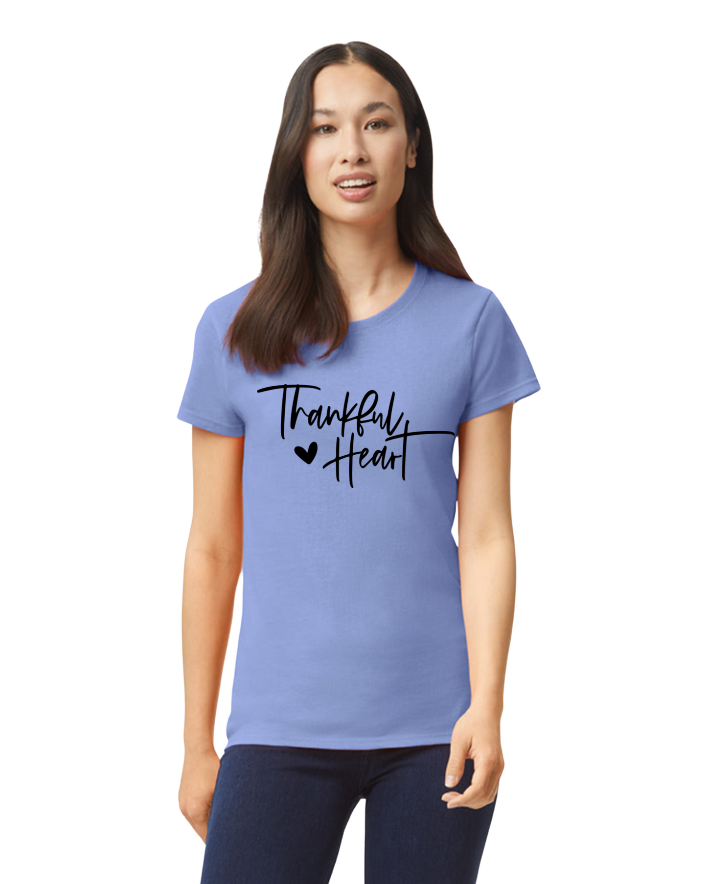 Thankful Heart Regular & Plus Graphic Tee