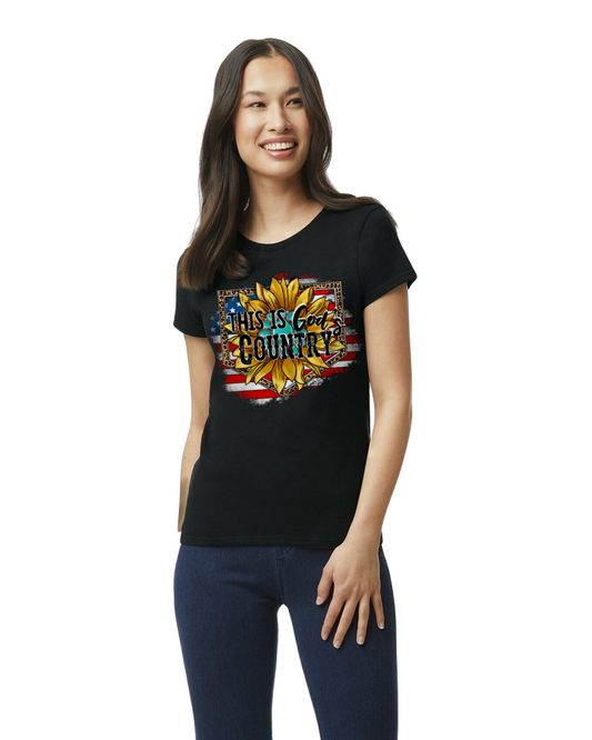 This is God's Country Regular & Plus Graphic Tee