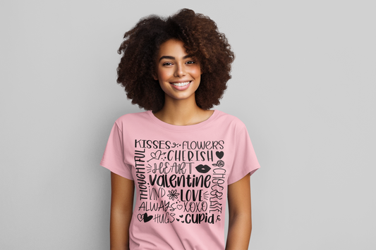 Valentine's Day Collage Tee