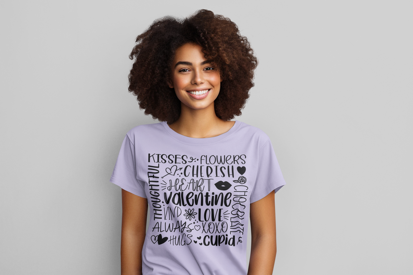 Love Collage Valentine Tee