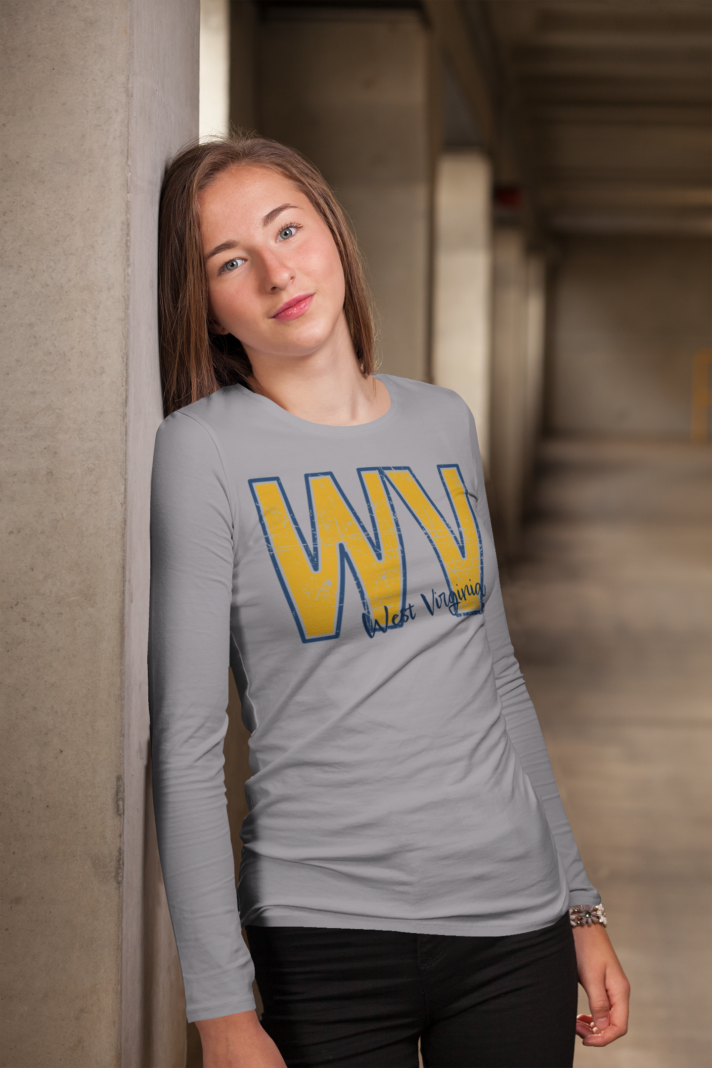 WV Yellow Regular & Plus Graphic Long & Short Sleeve Tee