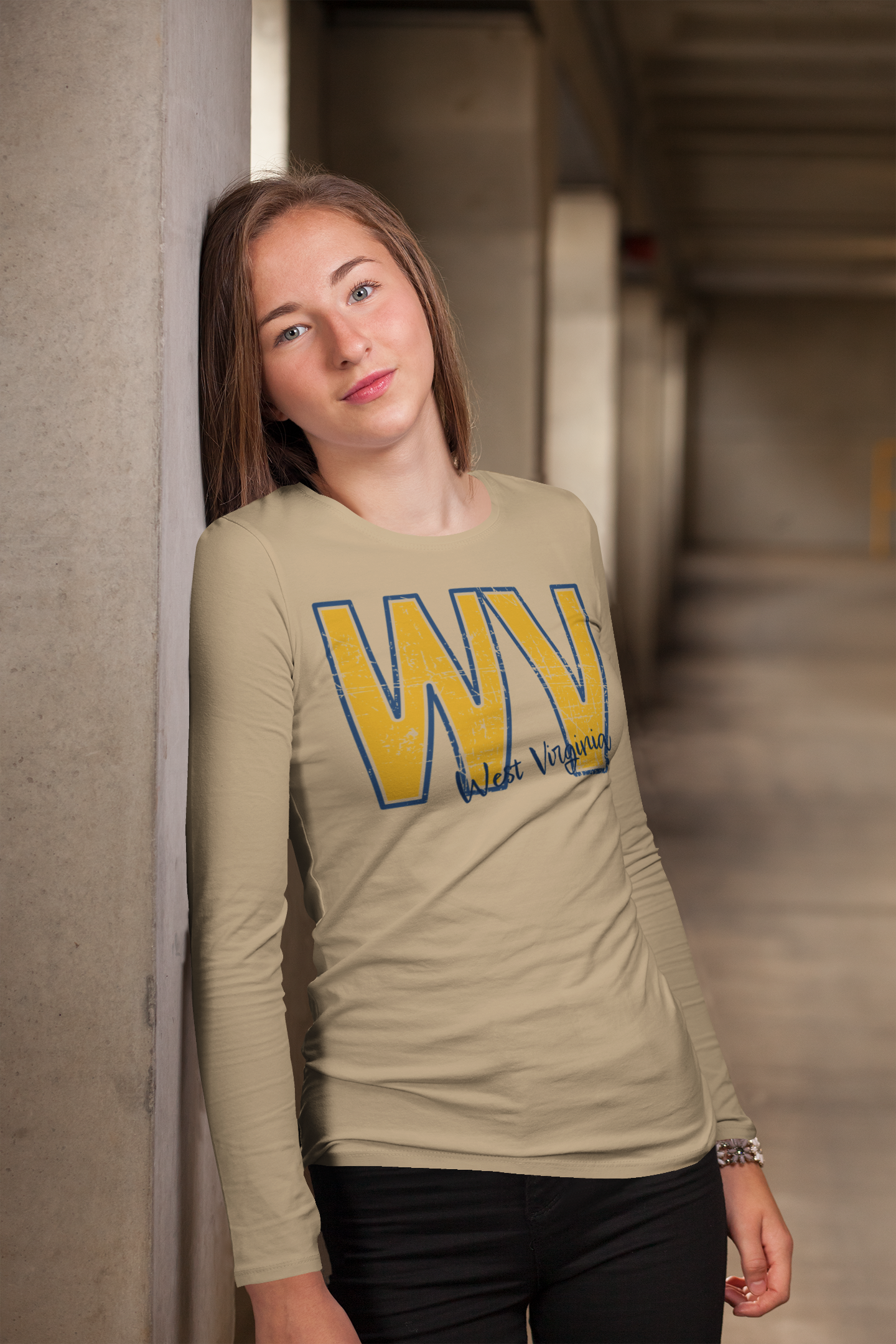 WV Yellow Regular & Plus Graphic Long & Short Sleeve Tee