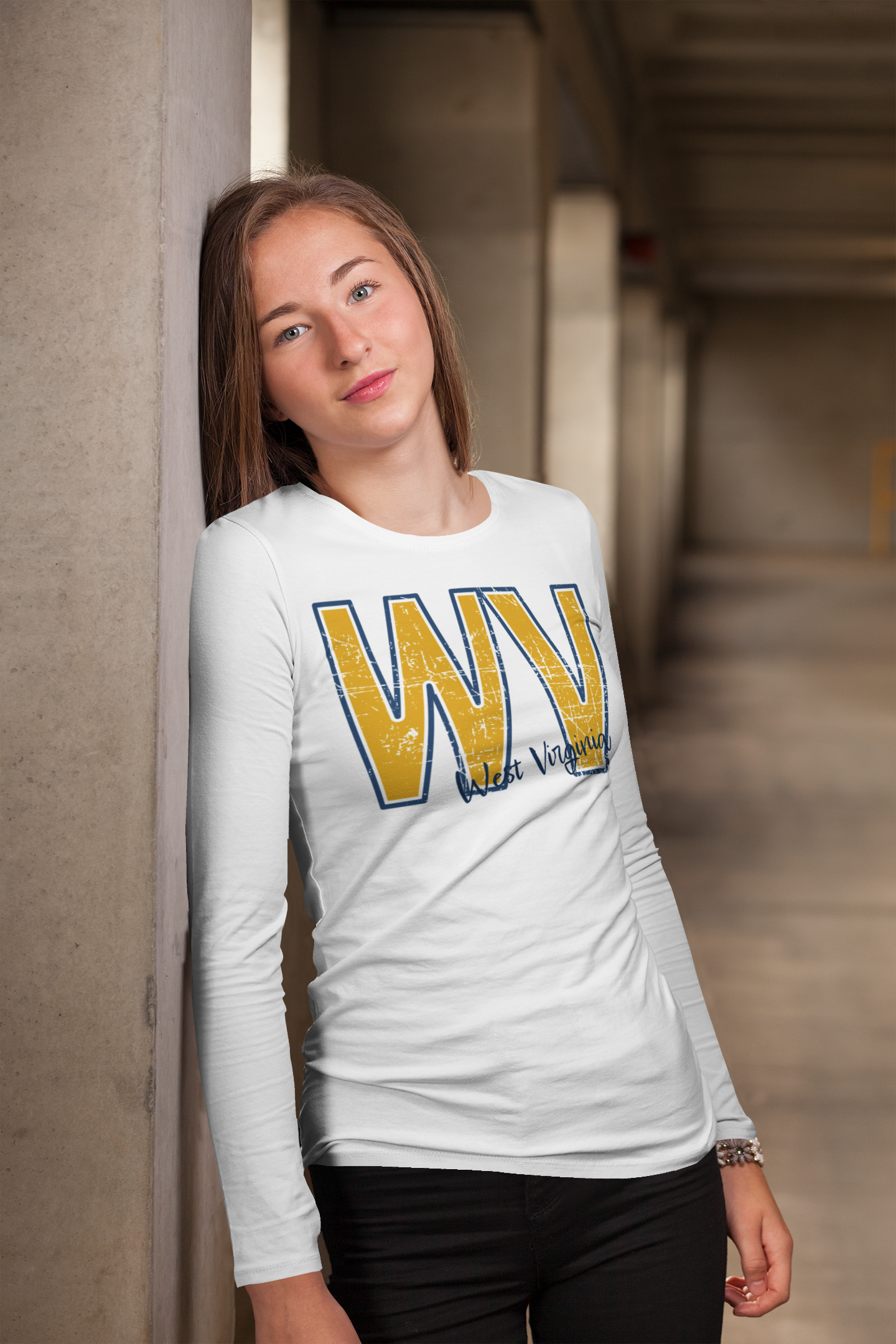 WV Yellow Regular & Plus Graphic Long & Short Sleeve Tee