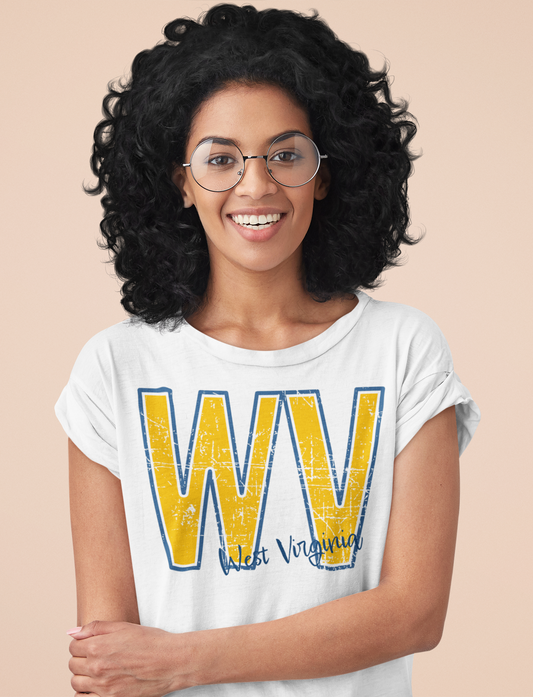 WV Yellow Regular & Plus Graphic Long & Short Sleeve Tee