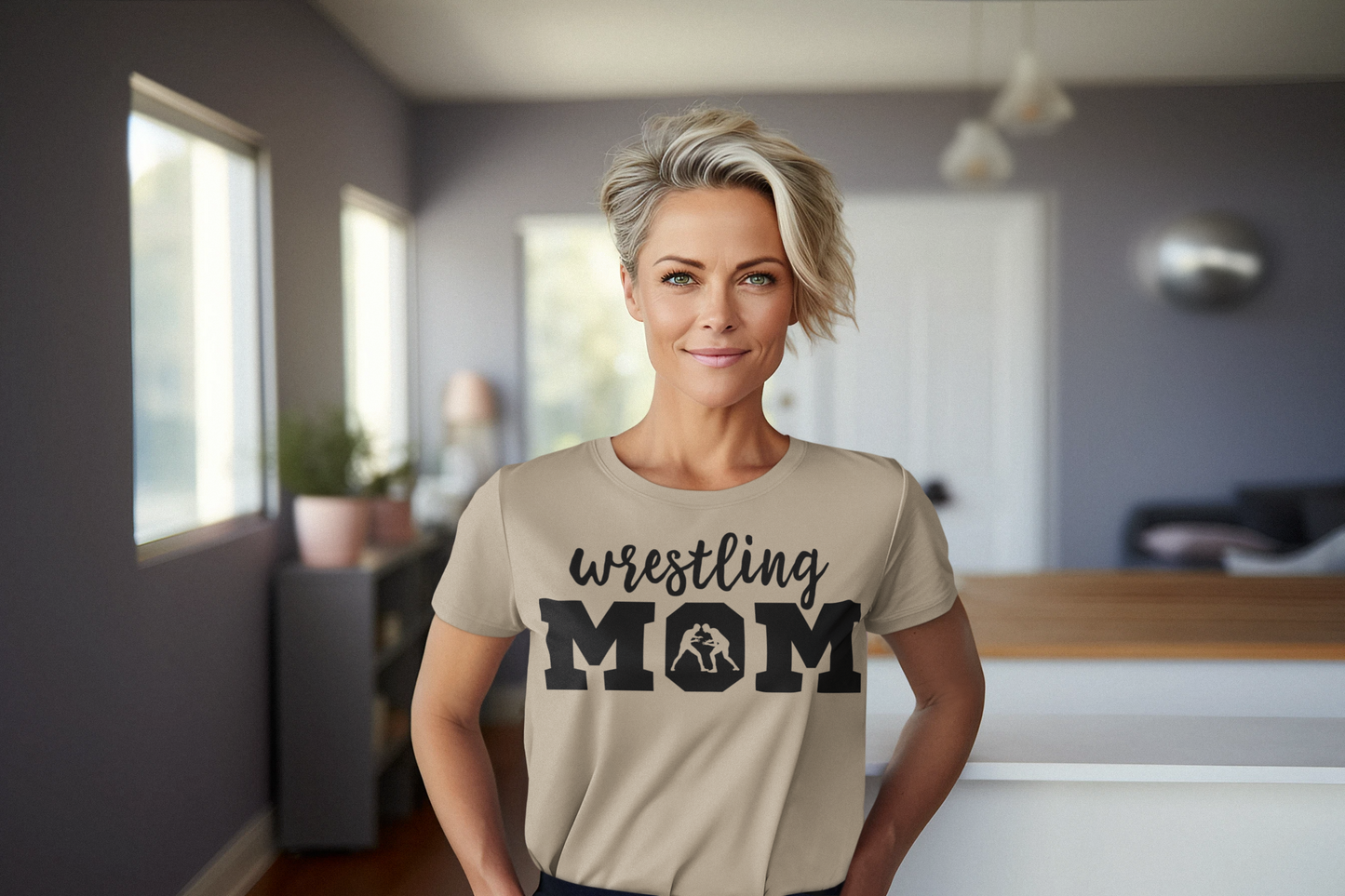 Wrestling Mom Graphic Tee