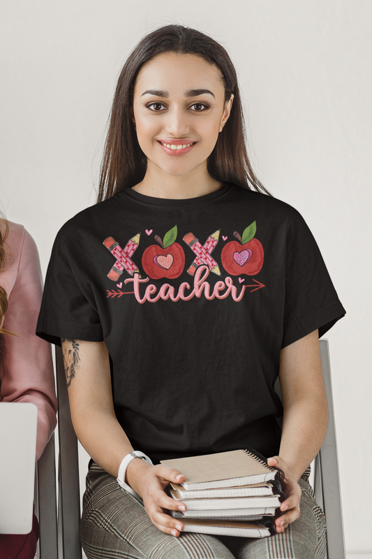 XOXO Teacher Long or Short Sleeve Shirt