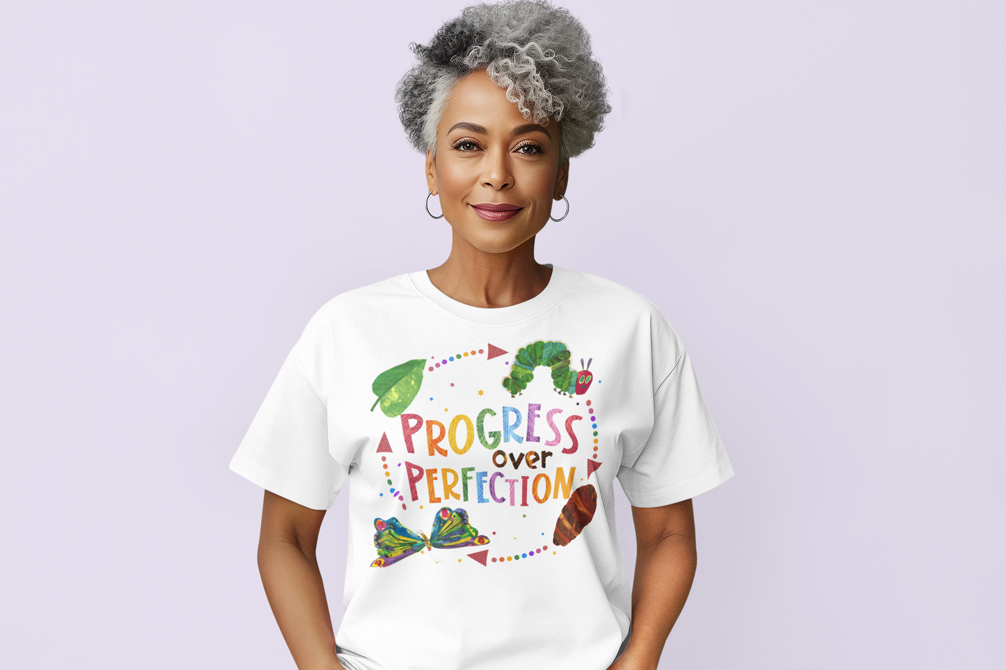 Progress Over Perfection Regular & Plus Short or Long Sleeve Tee