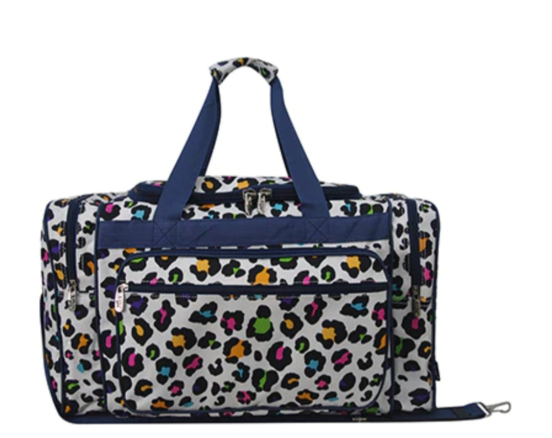 Popping Cheetah 20" Weekender Duffel Bag