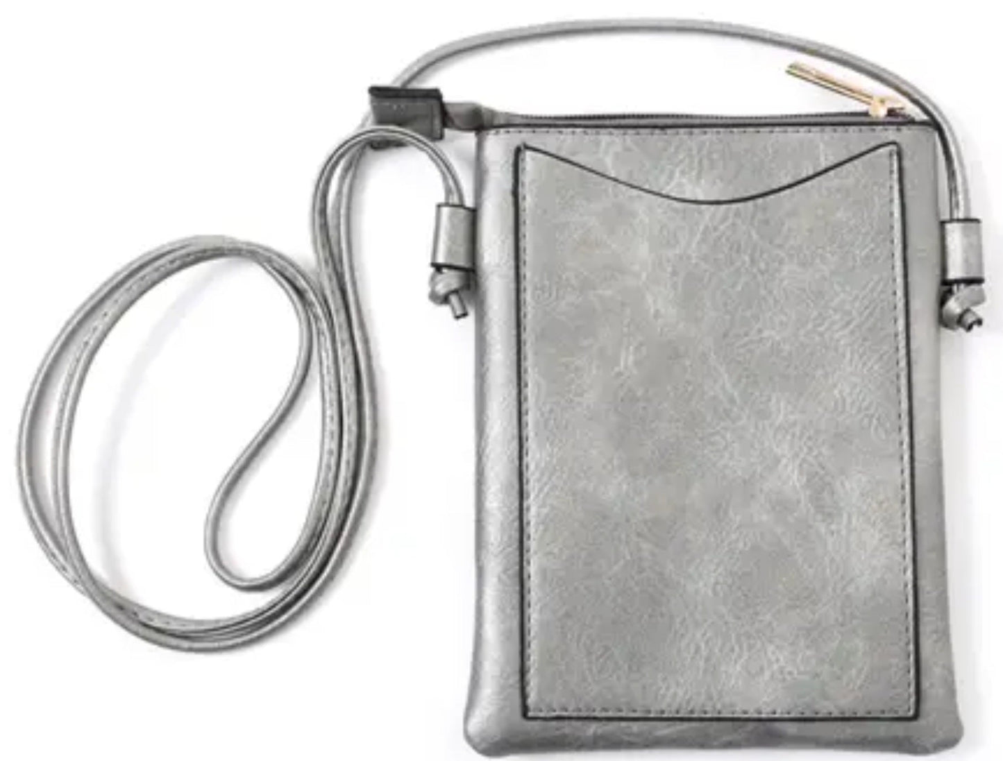 Grey Cat Laser Crossbody Cellphone Bag