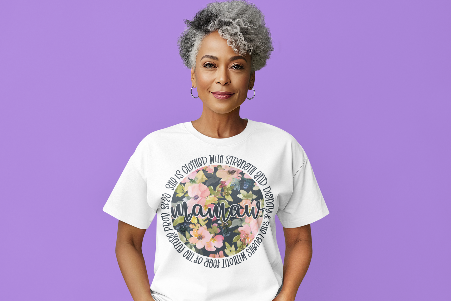 Mammaw Floral Graphic Tee