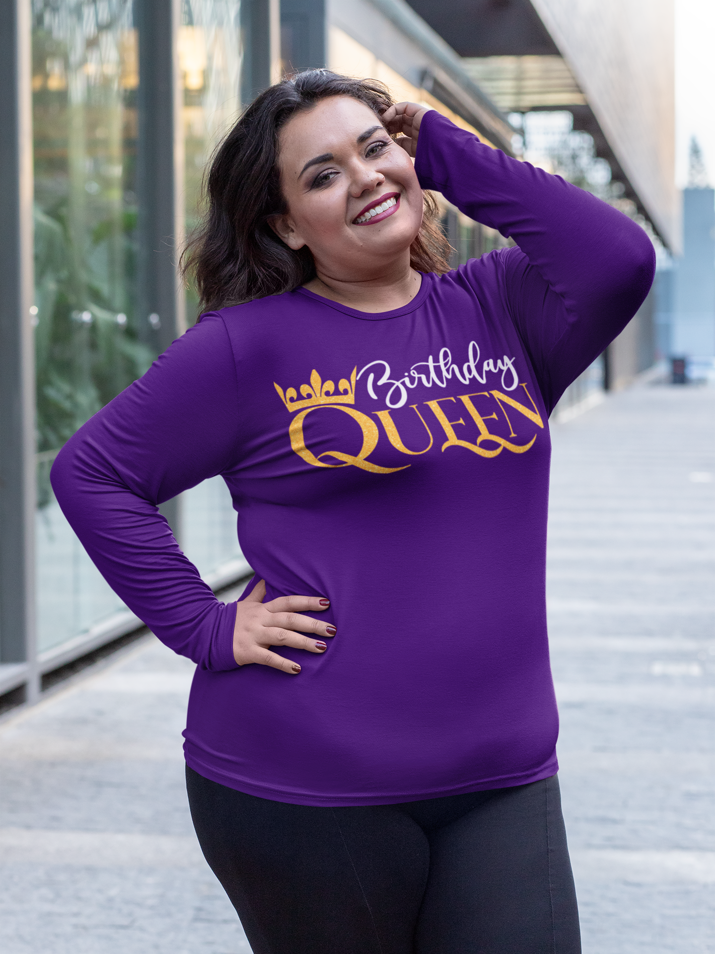 Birthday Queen Regular & Plus Long or Short Sleeve Graphic Tee