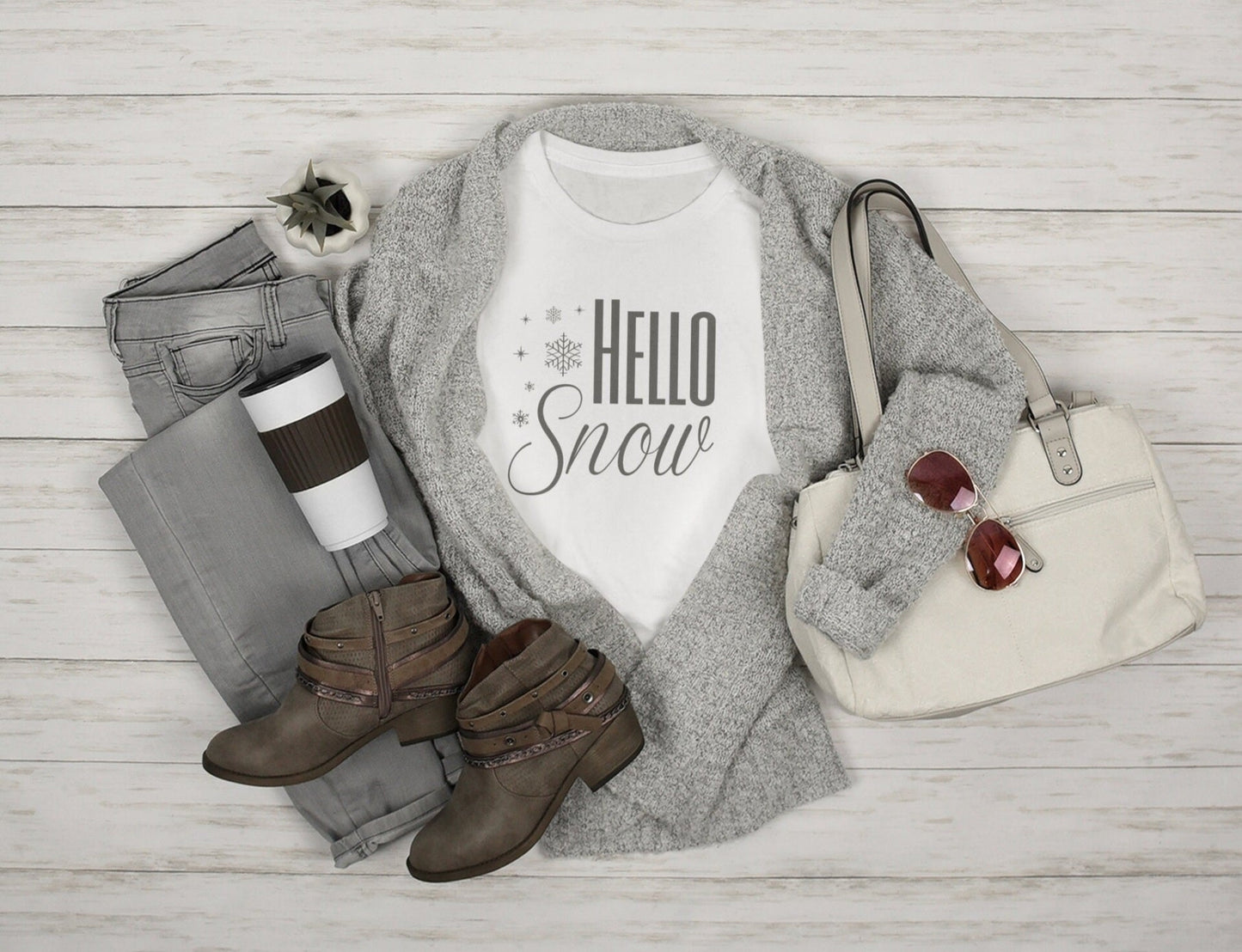 Hello Snow Tee