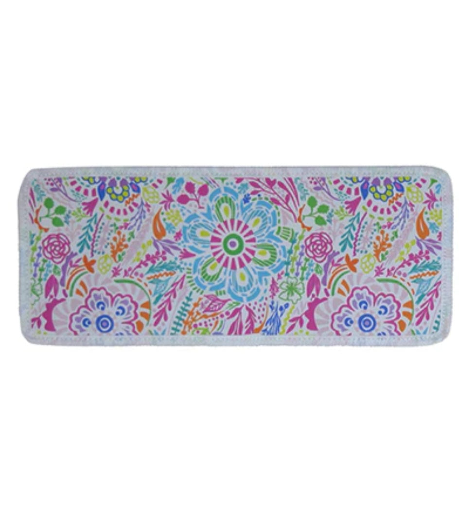 Wild Flower Zippered Caddy Organizer Bag