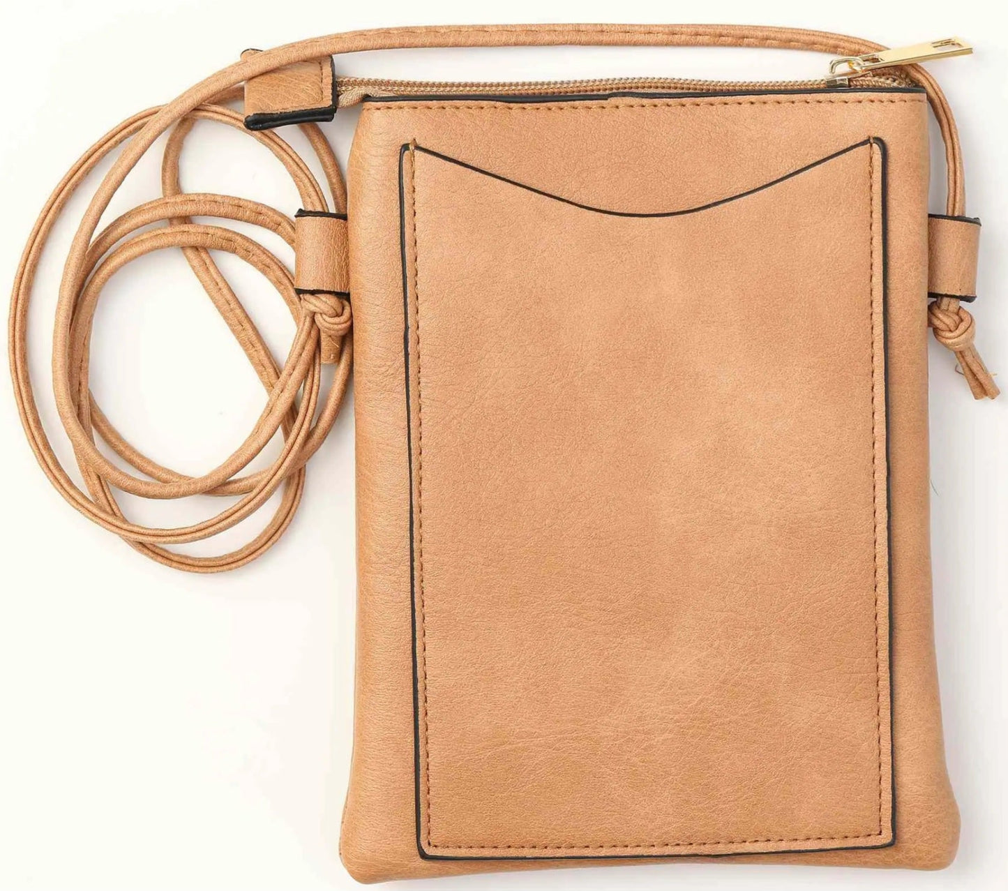 Beige Aztec Laser Cut Cross Body Bag with Flip Cover