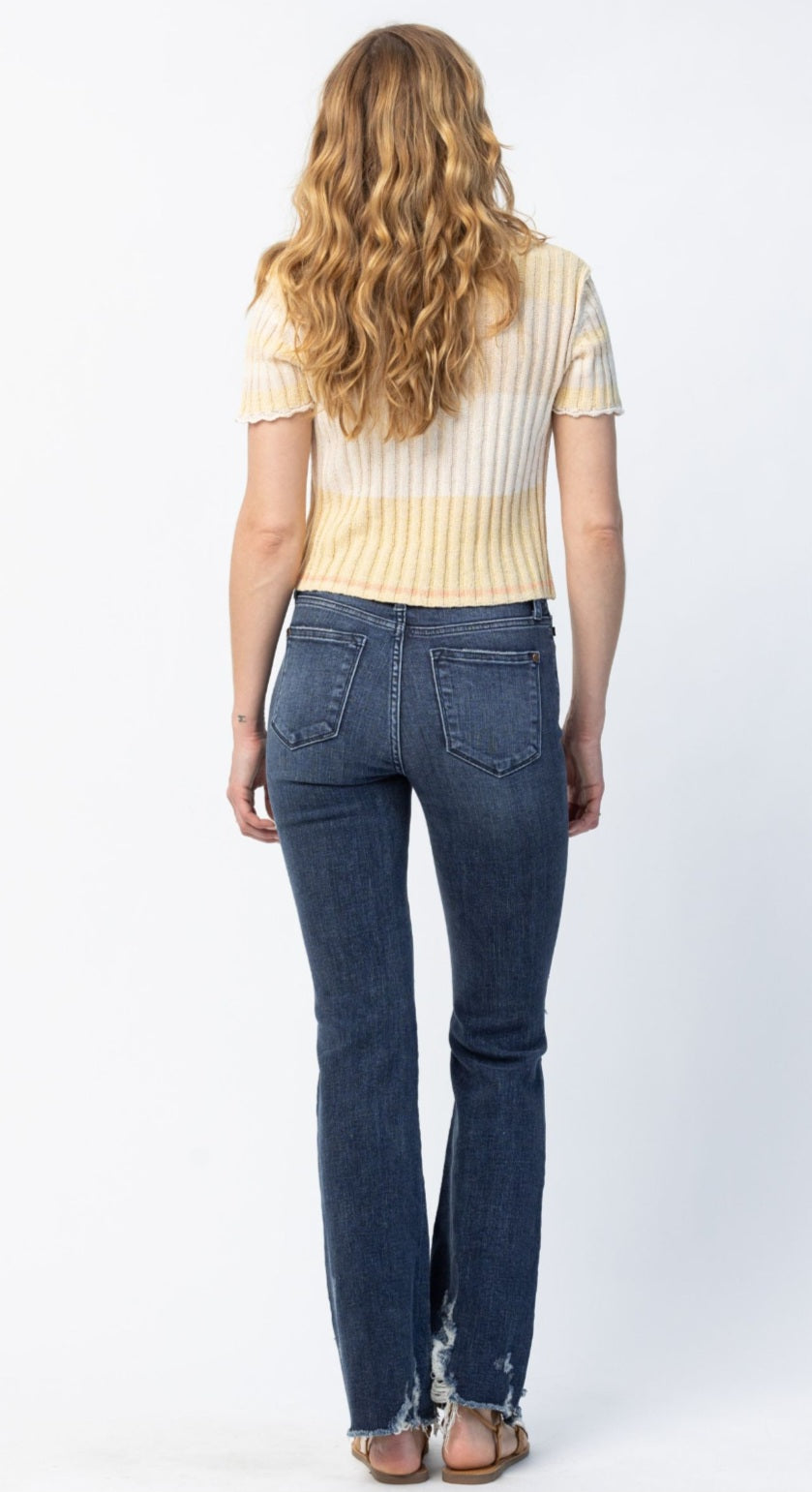 Judy Blue Mid-Rise Distressed Jeans