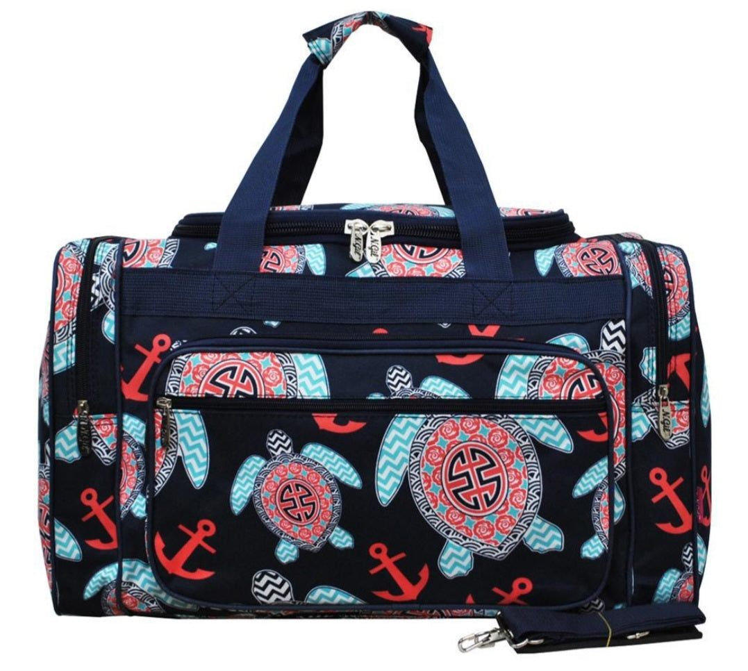 Ocean Sea Turtle & Anchor 20" Weekender Duffel