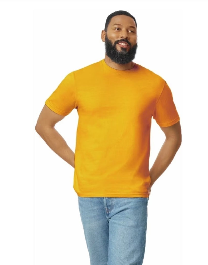 Men's Yellow & Orange T-Shirts