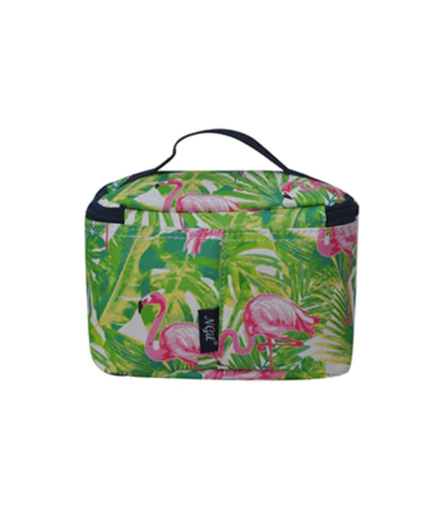 Tropical Flamingo Cosmetic Case