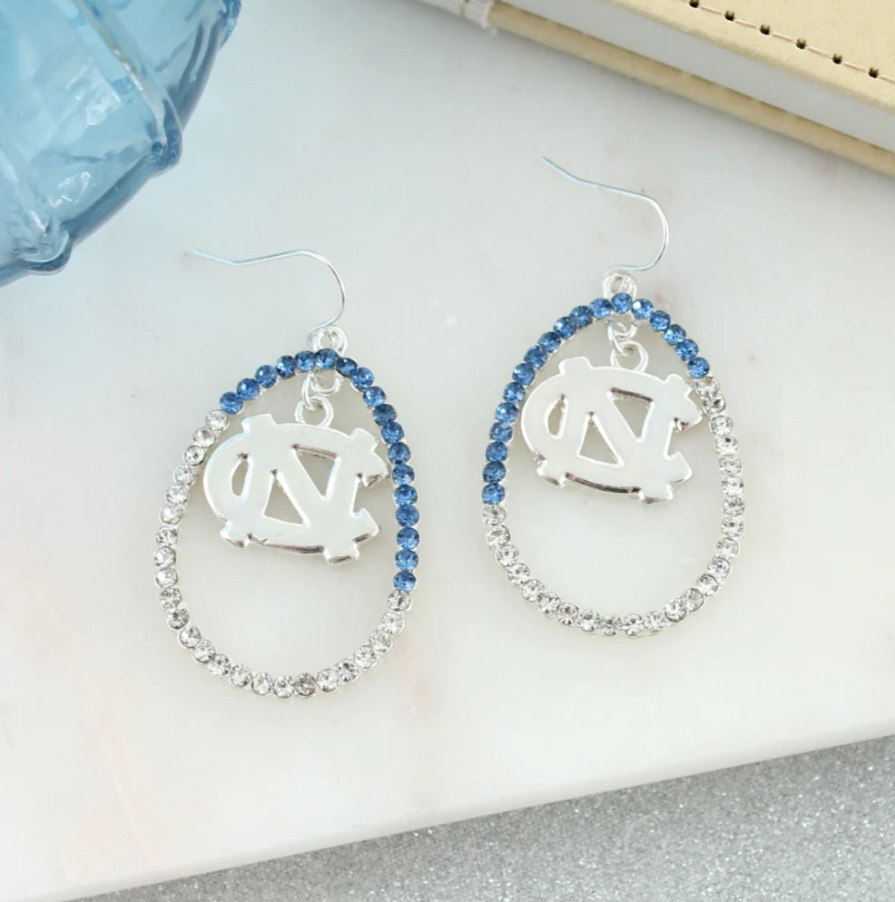 Your Favorite Collegiate Team's Crystal Loop Earrings