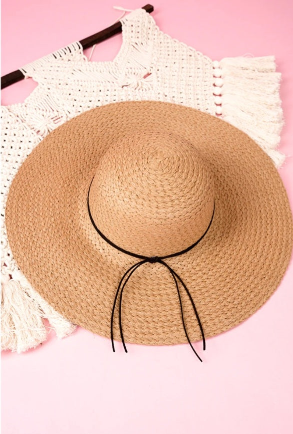 Sun & Sand Natural Floppy Straw Hat