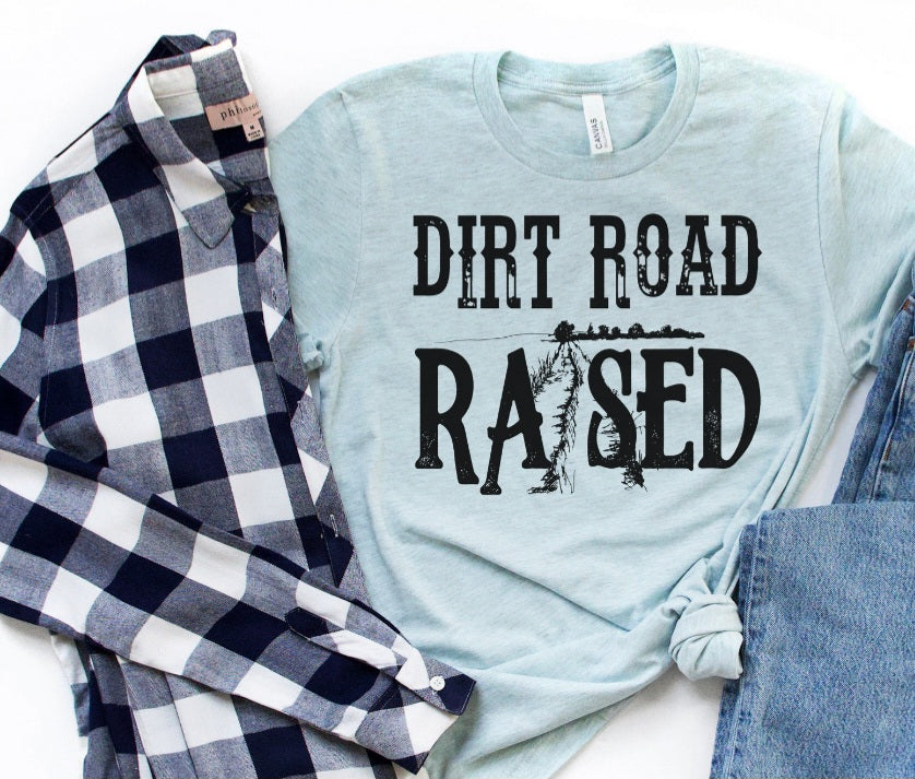 Dirt Road Raised Regular & Plus Graphic Tee