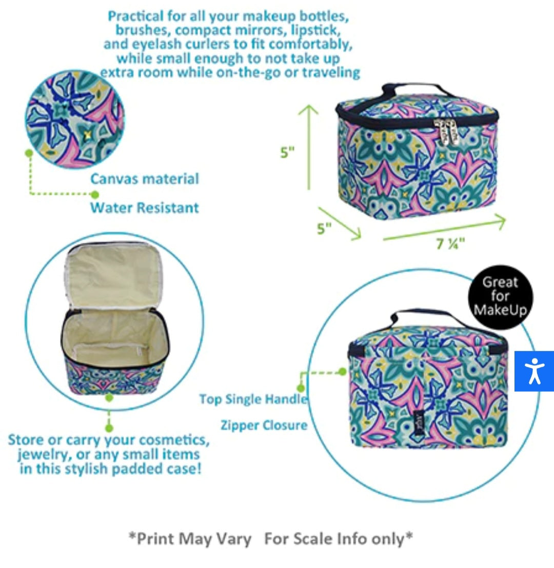 Nile Florals Cosmetic Case