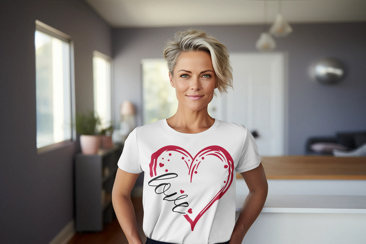 Love~Heart Long or Short Sleeve Shirt