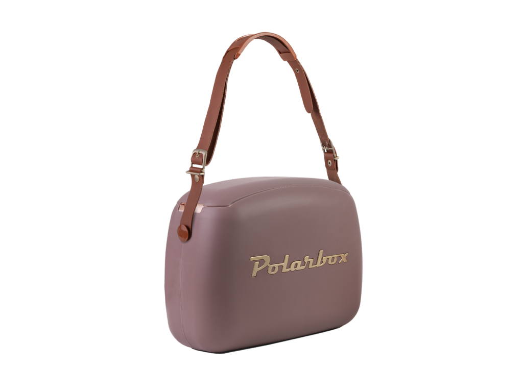 Polarbox Cooler Bag Urban Mulberry Gold