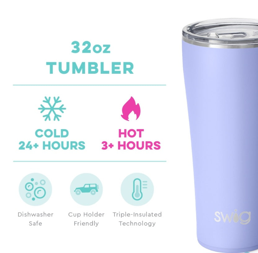 SWIG Hydrangea 32 Oz Tumbler