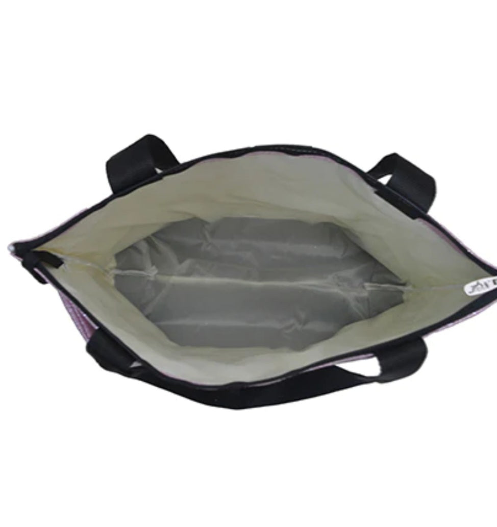 Wild Leopard Zippered Caddy Organizer Tote Bag