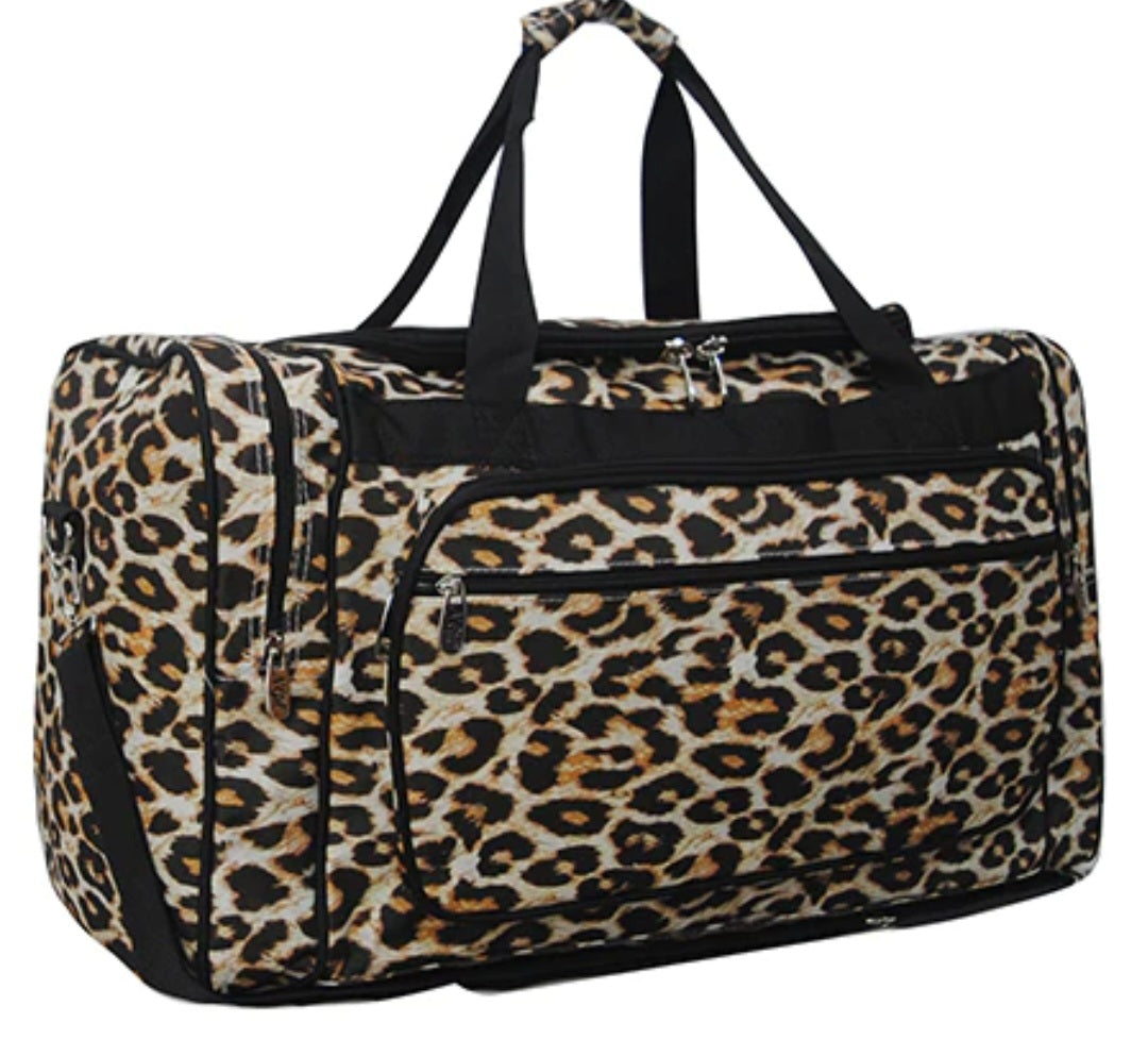 Wild Leopard 20" Weekender Duffel Bag