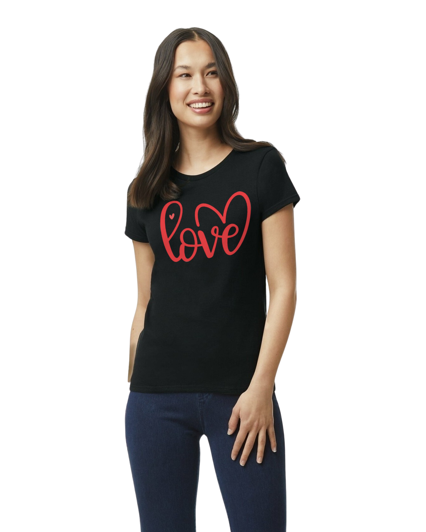 Love Wrapped in Hearts Short or Long Sleeve Tee