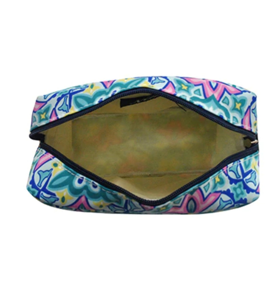 Nile Florals Large Cosmetic Case