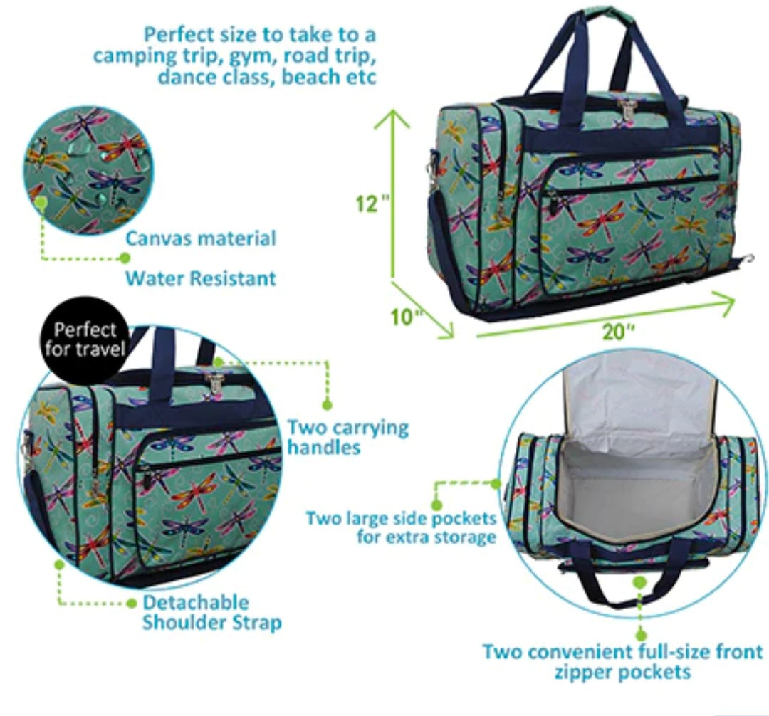 Dragonfly 23" Weekender Duffel Bag