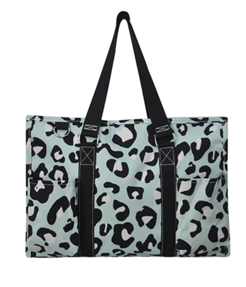 Purrrfect Cheetah Caddy Organizer Tote Bag