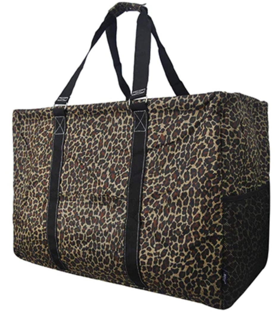 Leopard Mega Utility Shopping Bag