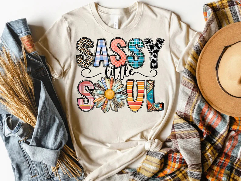 Sassy Little Soul Graphic Tee Regular & Plus Sizes